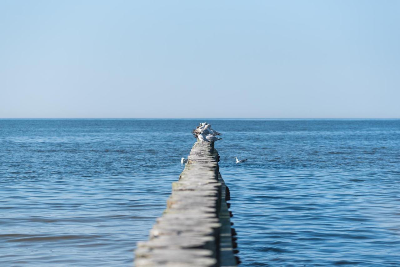 Na fali Pokoje Goscinne Leba Exteriér fotografie